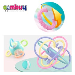 KB002906 KB002908 - Baby play toys soft plastic bath silicone twist teether ball